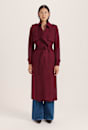 Karla Wool Longline Trench Coat