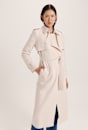Karla Wool Longline Trench Coat