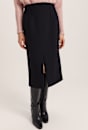 Raya Wool Crepe Pencil Skirt