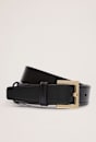 Isla Wide Leather Belt