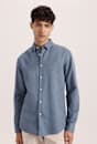 Reeves Long Sleeve Classic Linen Cotton Shirt