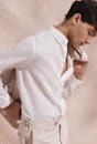 Reeves Long Sleeve Classic Linen Cotton Shirt