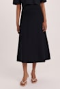 Mia Milano Knit Flared Skirt