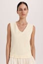 Eva Cotton V Neck Tank