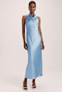 Sallee Maxi Halter Dress