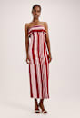 La Belle Stripe Column Dress