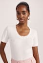 Emilie Scooped Neck Tee