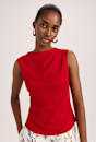 Dana Cotton Drape Detail Top