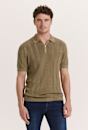 Evans Cotton Textured Knit Polo