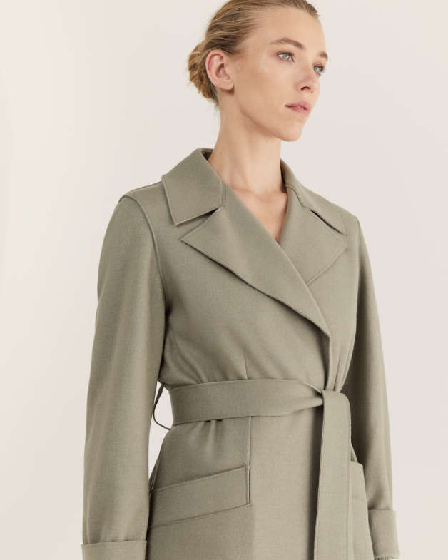 Saba wrap coat