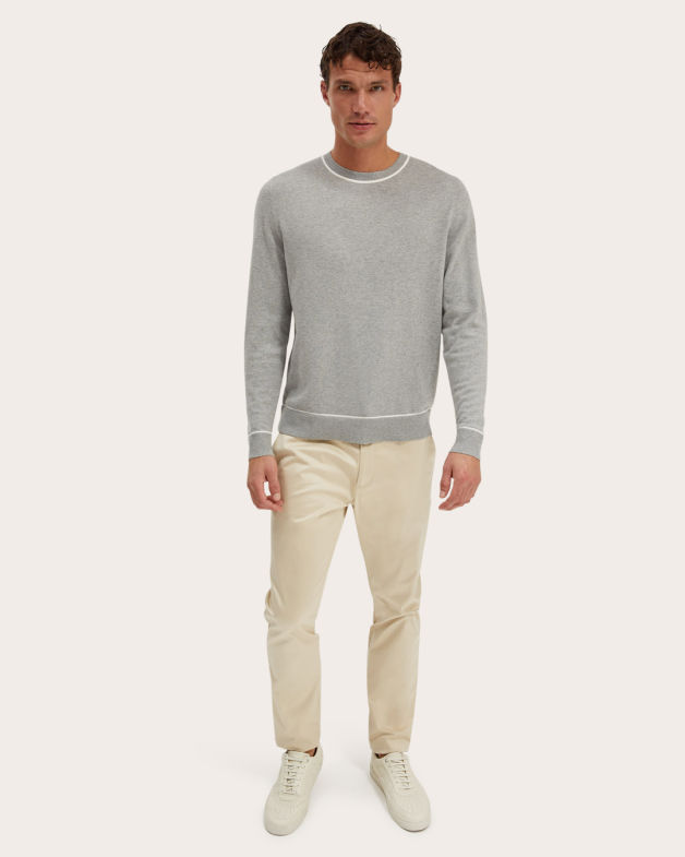 Baxter Regular Chino Pant in BONE