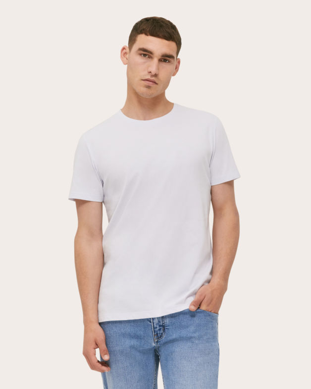 Super Soft Tee in STORM BLUE