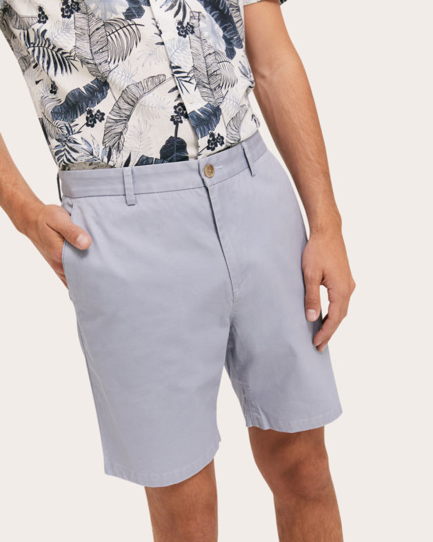 Thomas Shorter Length Chino Short in CASPIAN