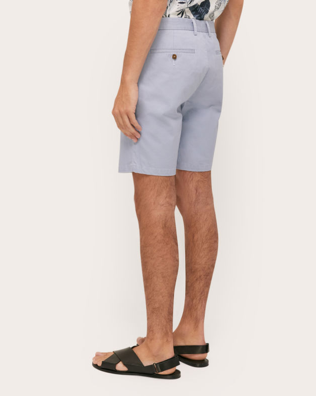Thomas Shorter Length Chino Short in CASPIAN