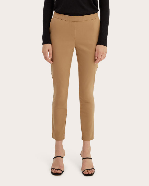 Tia Pull On Pant in LATTE