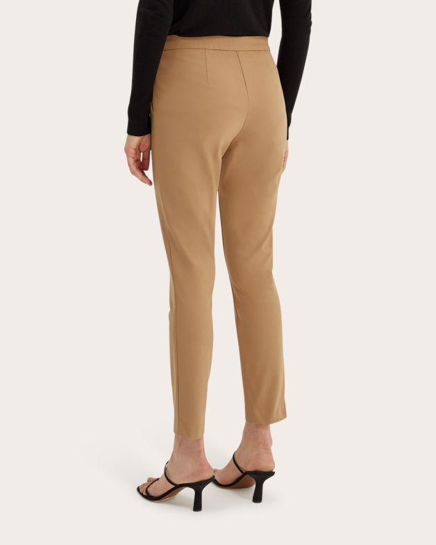 Tia Pull On Pant in LATTE
