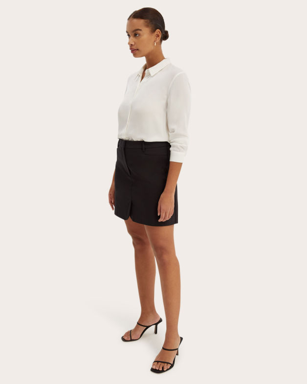 Tia Mini Skirt in BLACK