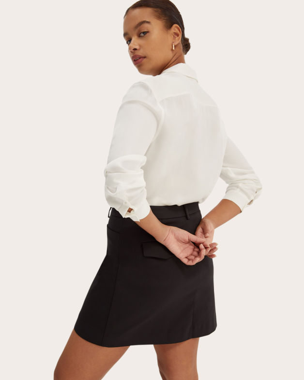 Tia Mini Skirt in BLACK