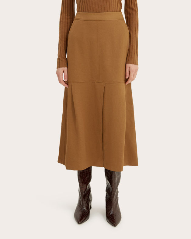 Dharma Midi Skirt in MAPLE