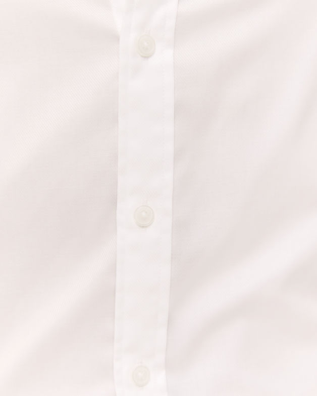 Carter Long Sleeve Classic Shirt in WHITE