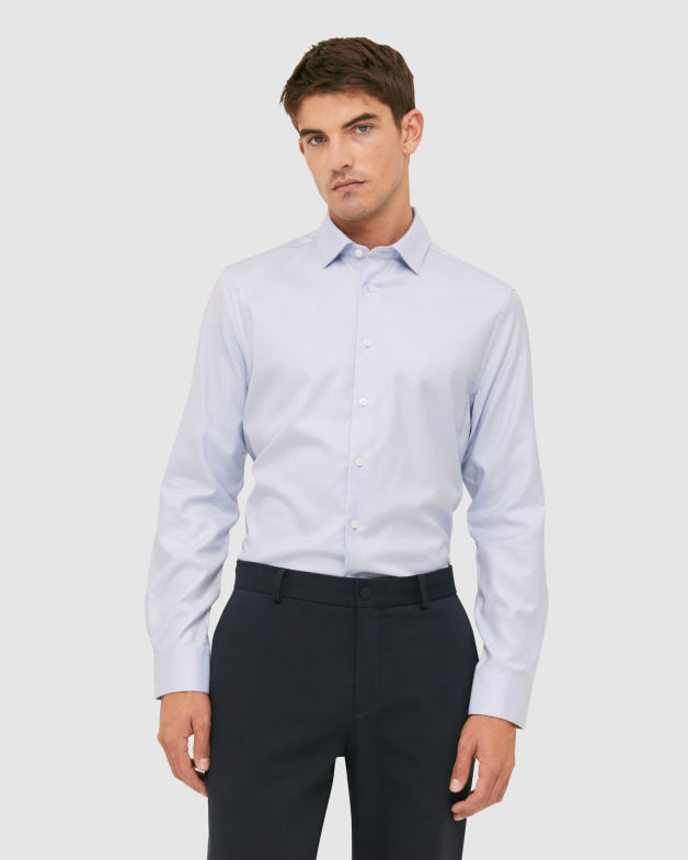 Munroe Easy Care Shirt in SKY