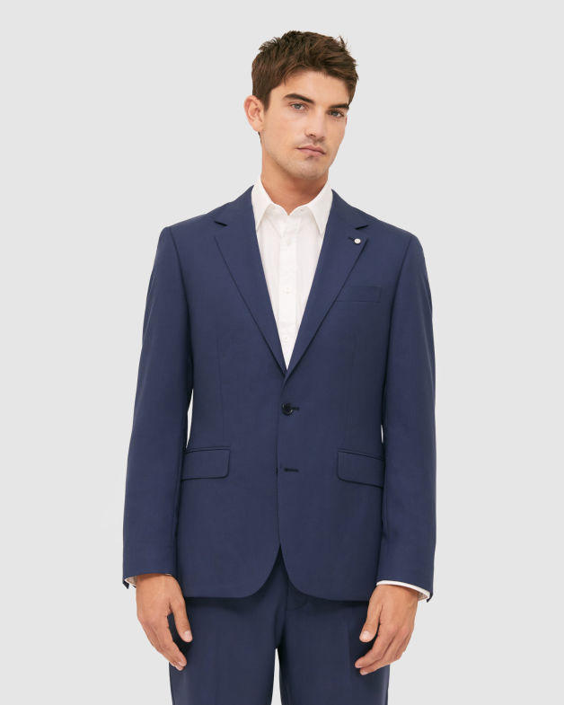 Melbourne Wool Suit Jacket in BLUE