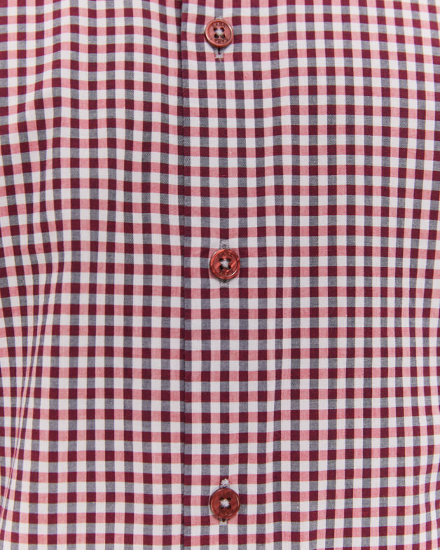 Phillip Check Shirt in RED