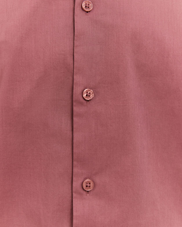 Jay Long Sleeve Voile Shirt in ROSE