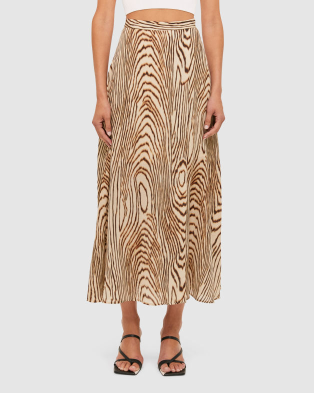 Allegro Skirt in CAMEL/MULTI