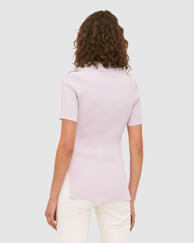 Victoria Knit Shirt in ROSE QUARTZ