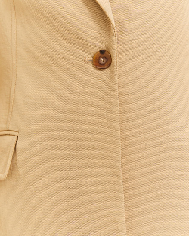 Dharma Stitch Detail Blazer in SANDSTONE