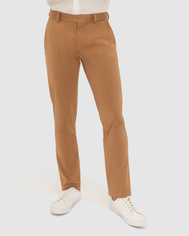 Baxter Slim Chino Pant in LATTE