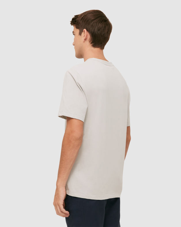 Walker Short Sleeve Logo Tee in ASH