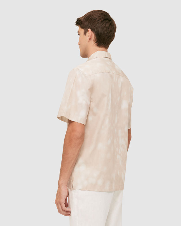Carlisle Short Sleeve Print Shirt in ANITQUE COPPER