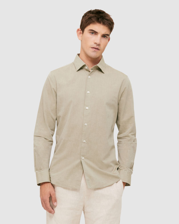 Alton Long Sleeve Classic Shirt in GRAPHITE