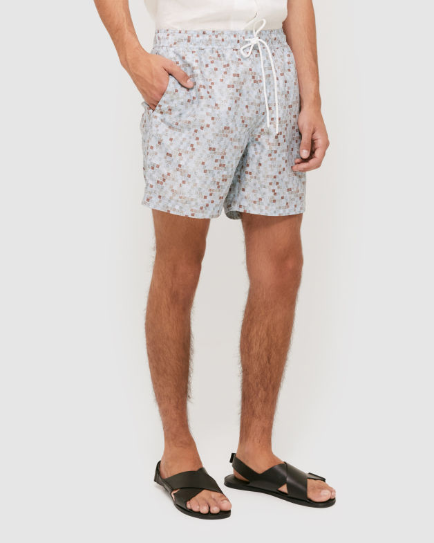 Grove Swim Short in BLUE MULTI