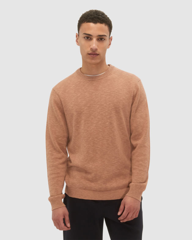 Samson Long Sleeve Knit in COPPER