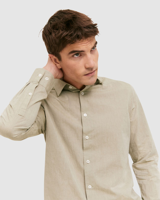 Alton Long Sleeve Classic Shirt in GRAPHITE