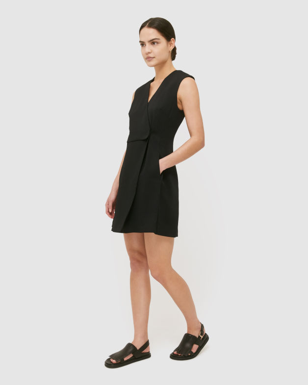 Dharma Mini Dress in BLACK