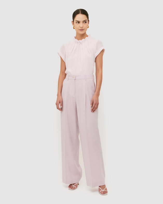 Willa High Neck Top in ORCHID