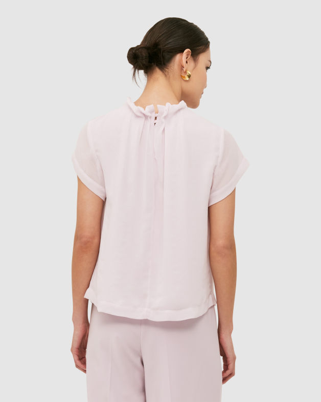 Willa High Neck Top in ORCHID