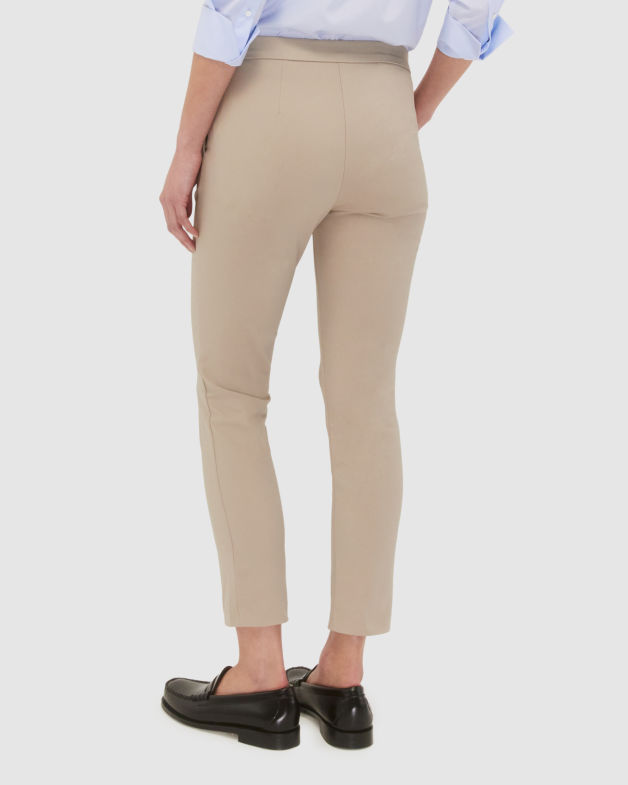 Tia Pull On Pant in STONE