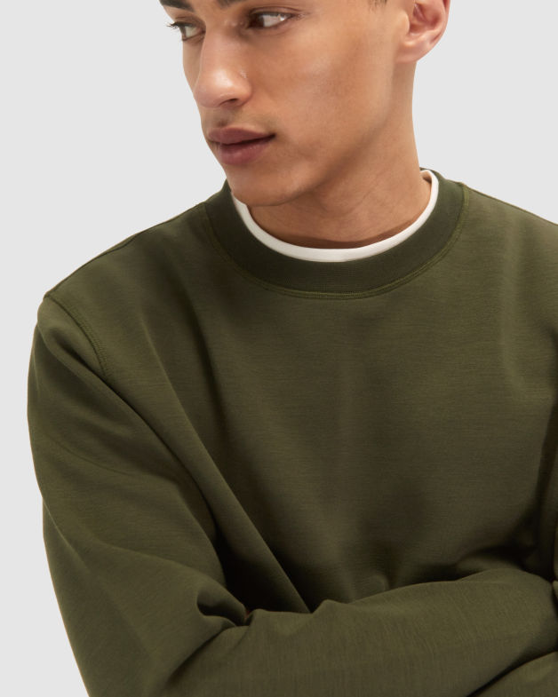 Victor Crew Neck Top in FERN