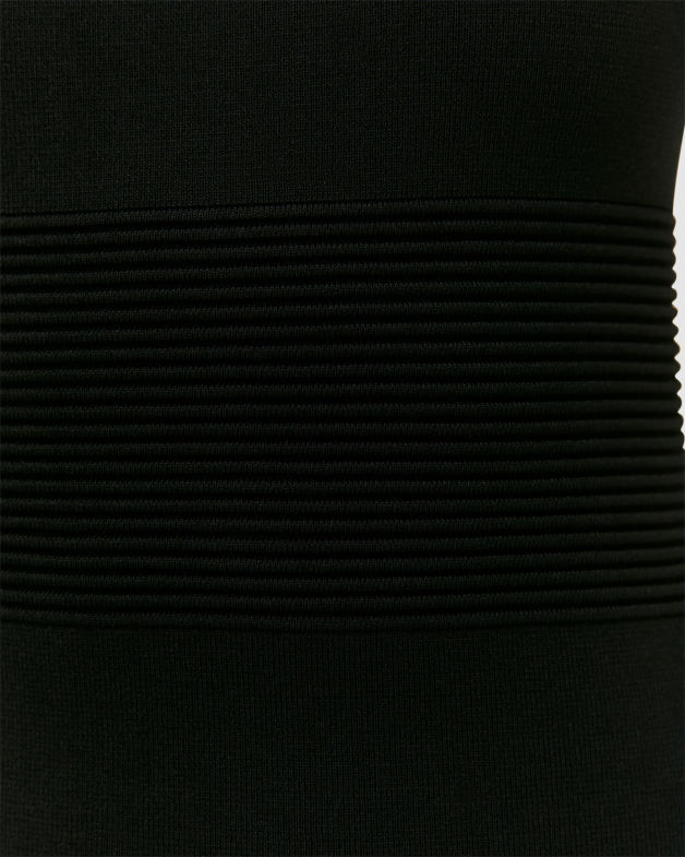 Amara Milano Square Neck Dress in BLACK
