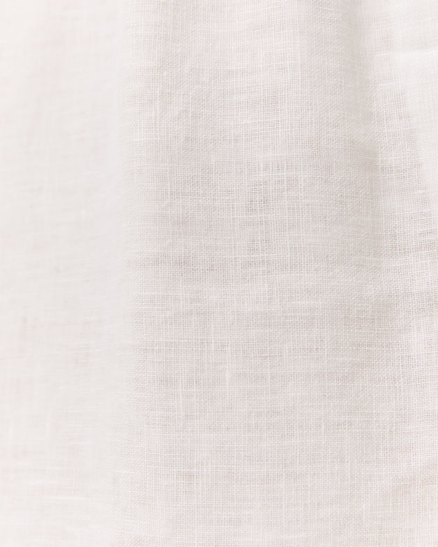 Lila Linen Tiered Maxi Dress in WHITE