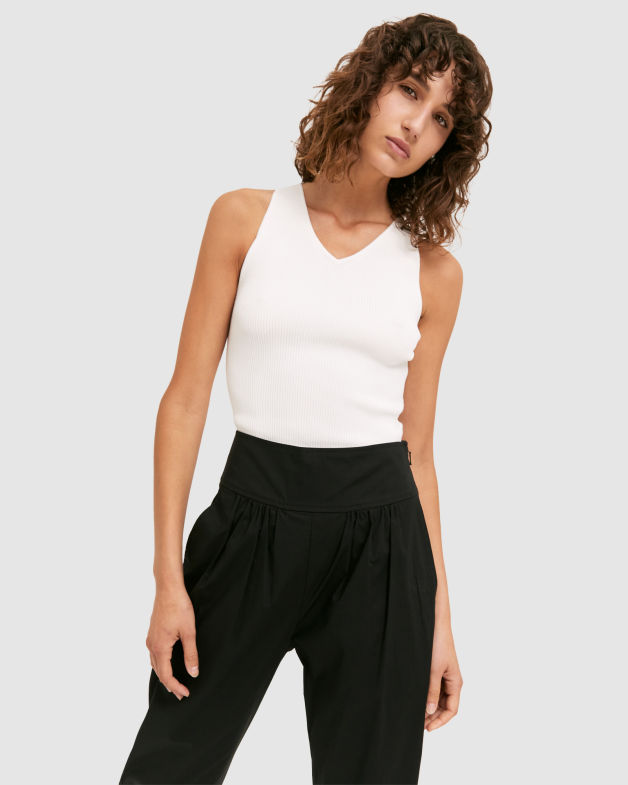 Daisy Cotton Pant in BLACK