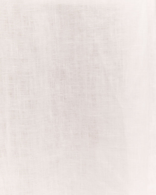 Lila Linen Maxi Skirt in WHITE