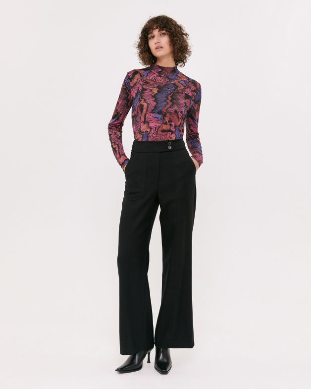 Zephyr Aida Long Sleeve Top in PRINT
