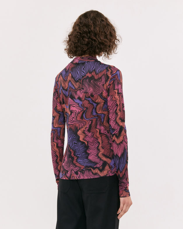 Zephyr Aida Long Sleeve Top in PRINT
