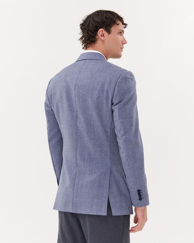 Owen Wool Blazer in BLUE